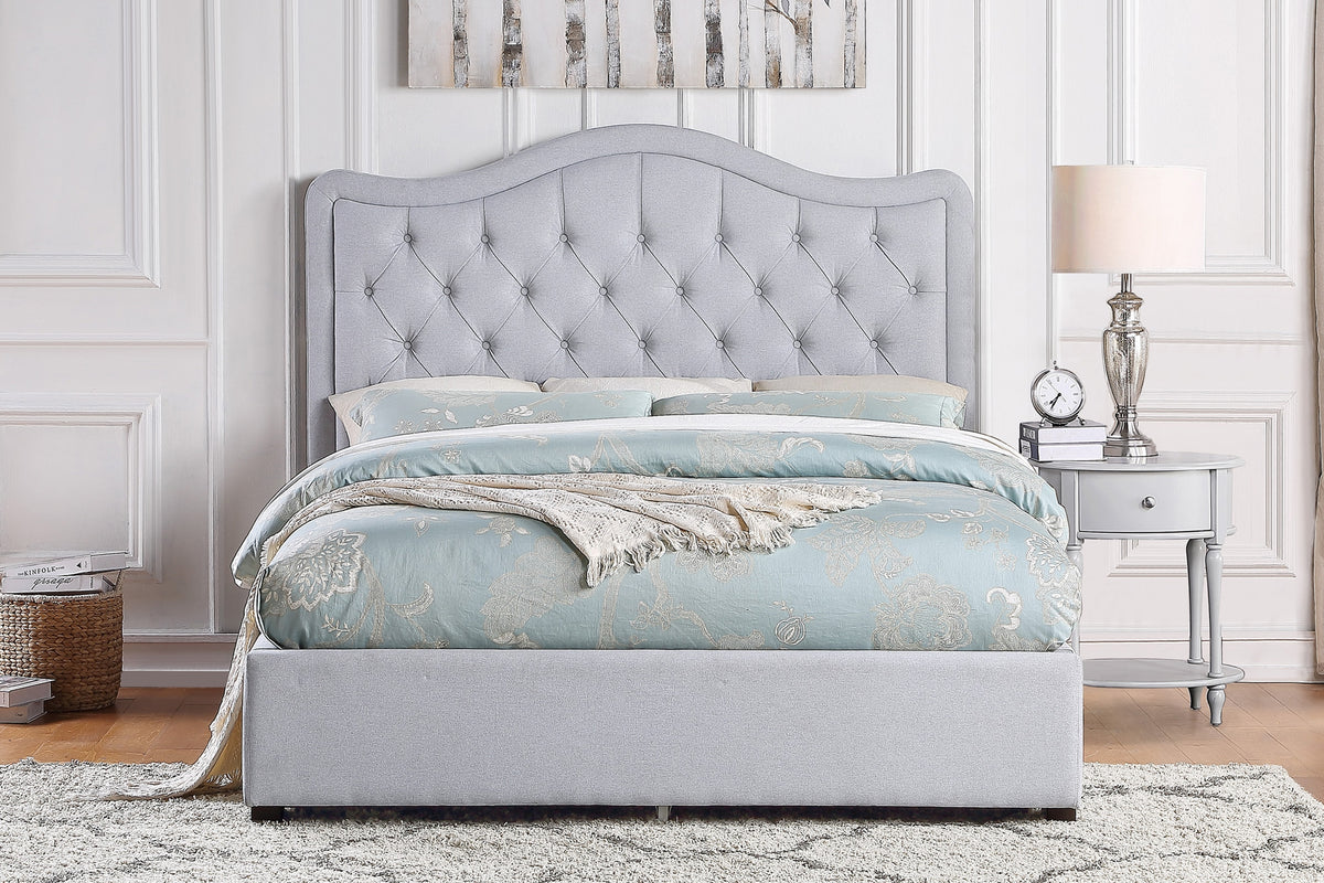 Homelegance Toddrick Queen Platform Bed In Gray