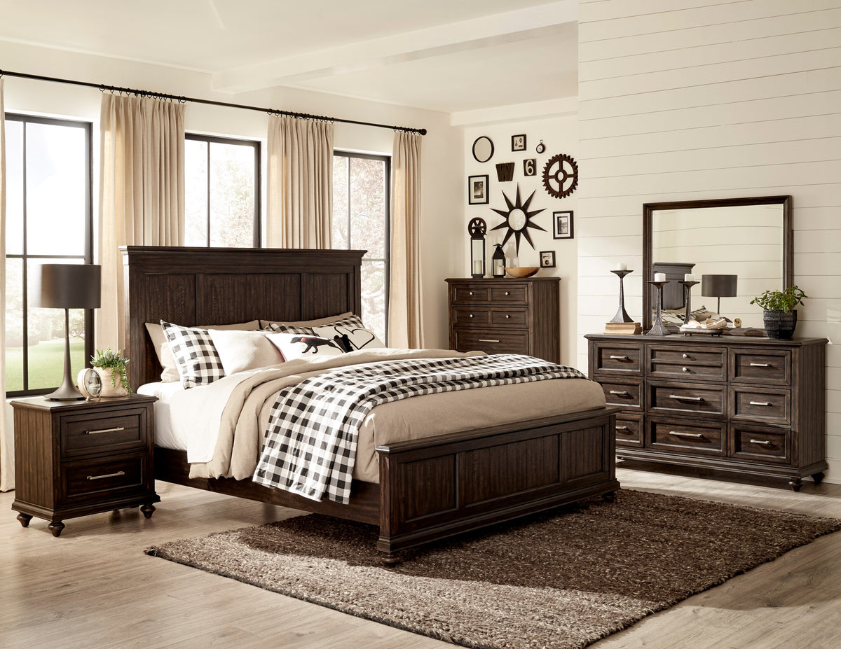Homelegance Cardano Queen Bed In Brown