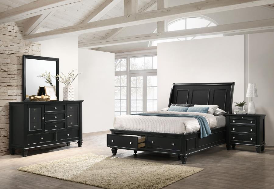 5 Piece Queen Storage Bed in Black - Queen Bed, 2 Nightstand, Dresser The Furniture Space. 5 Piece Queen Storage Bed in Black - Queen Bed, 2 Nightstand, Dresser The Furniture Space.