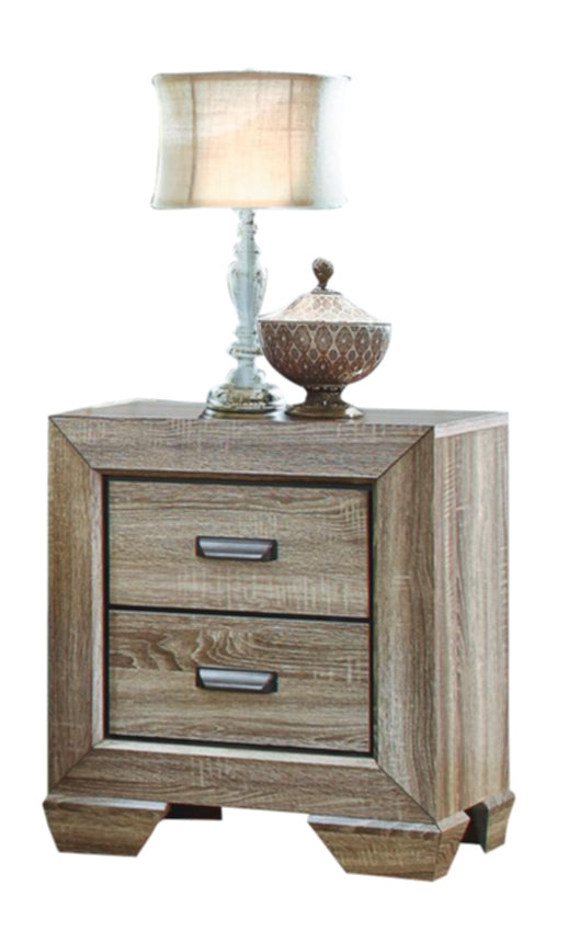 Ballar Rustic 5PC Bedroom Set Twin Bed, Dresser, Mirror, Nightstand, Chest in Natural Wood