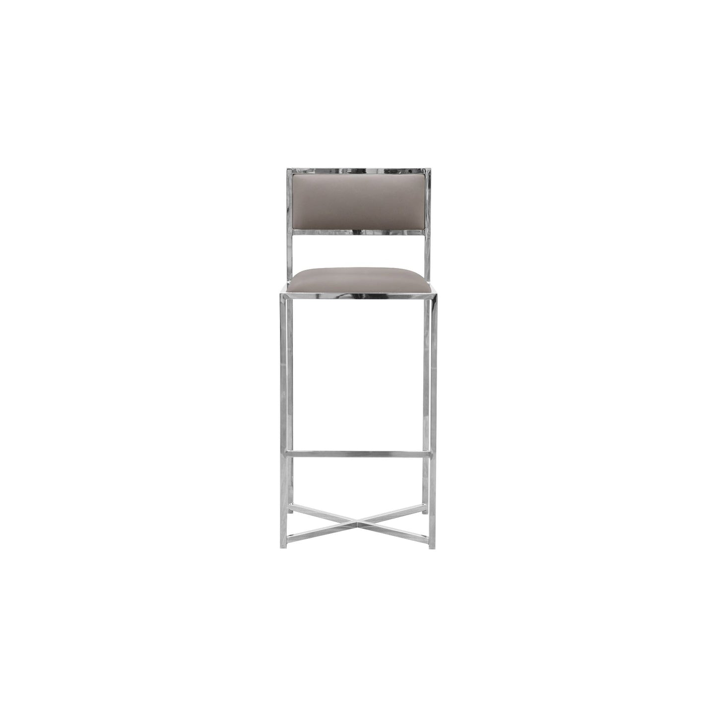 Modus Amalfi 2 X-base Bar Stool in Taupe