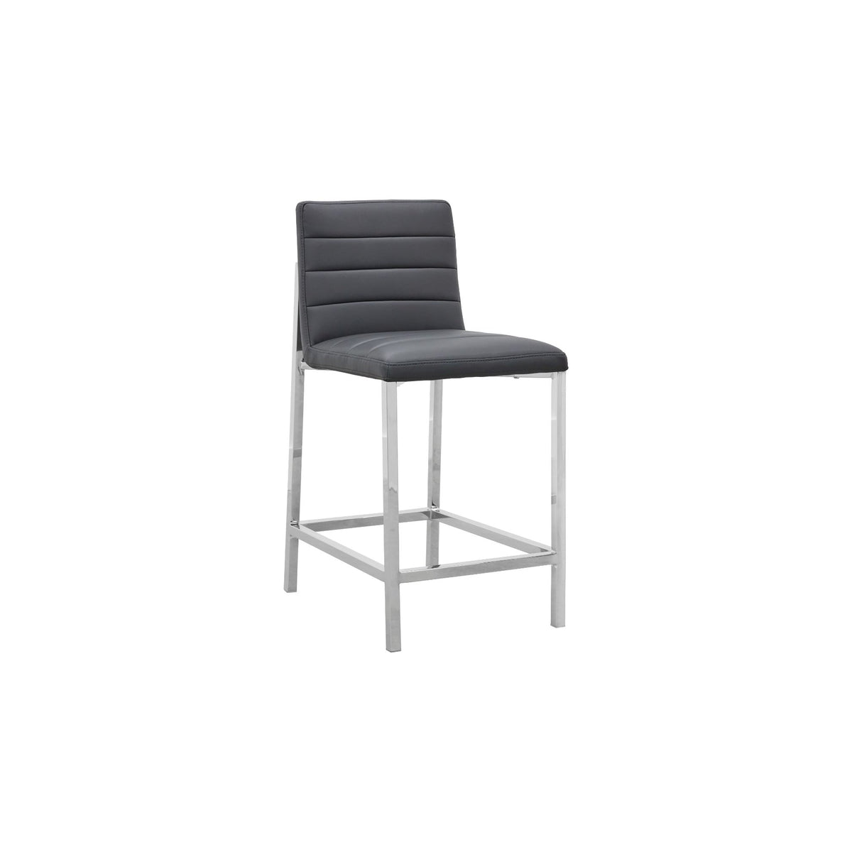 Modus Amalfi 5PC 54" Round Counter Wood Tbl & 4 Metal Back Stool Set-Cobalt