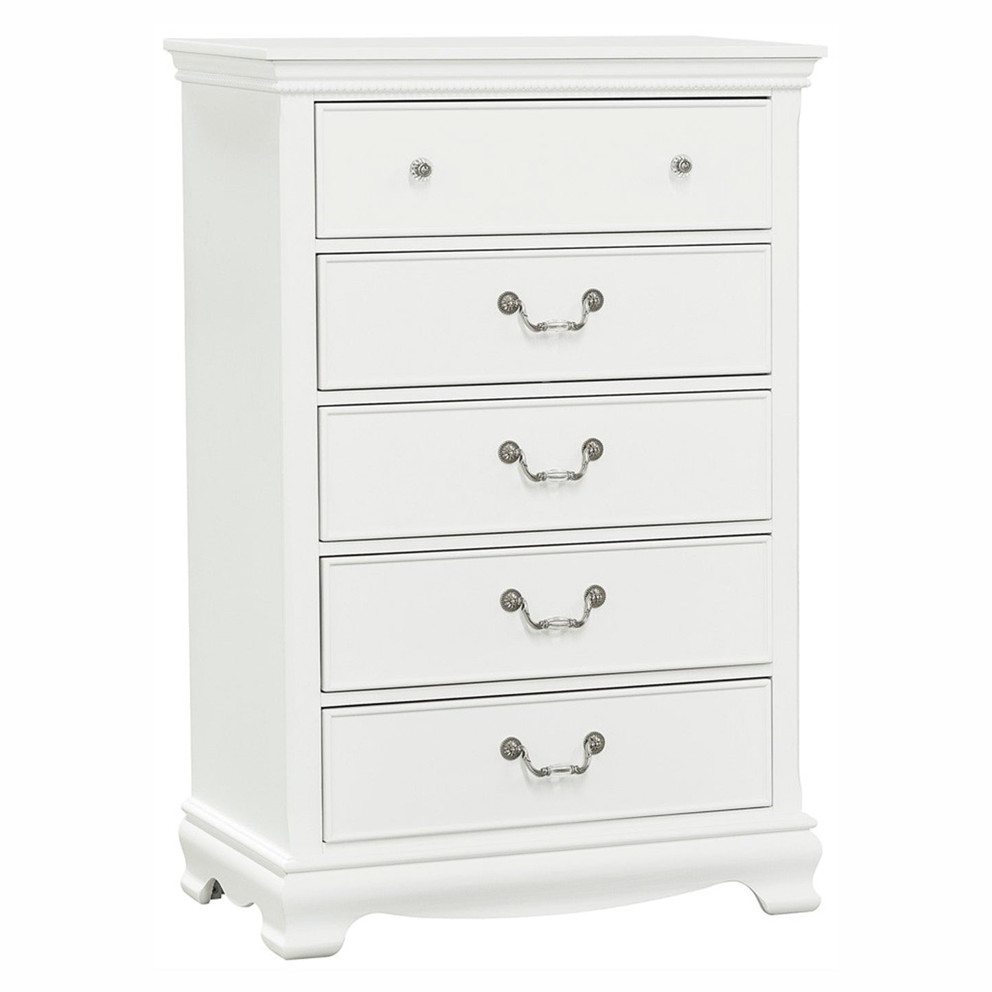 Homlegance Chest Lucida Collection In White Finish