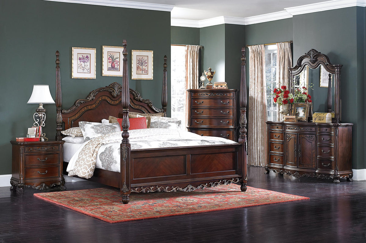 Homelegance Deryn Park Dresser in Cherry
