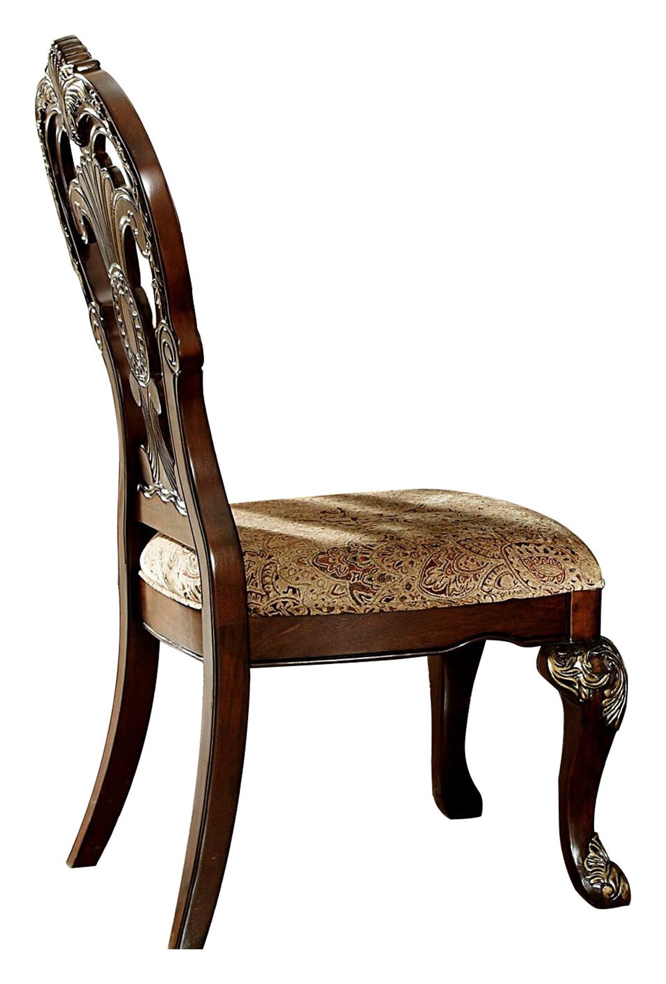 Homelegance Deryn Park 7PC Dining Set Round/Oval Table, 2 Arm, 4 Side Chair in Cherry