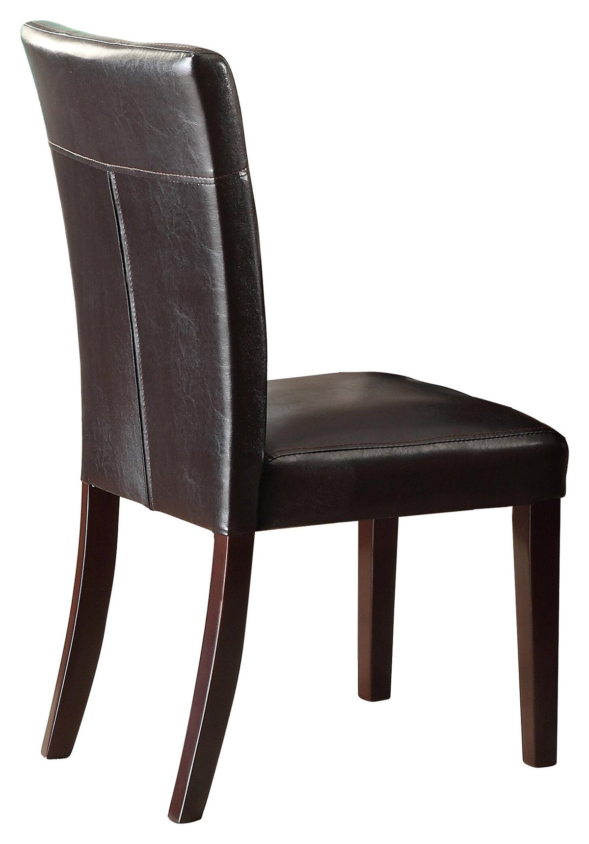 Homelegance Teague 6PC Dining Set Faux Marble Top Table, 4 Chair, Bench in Dark Brown