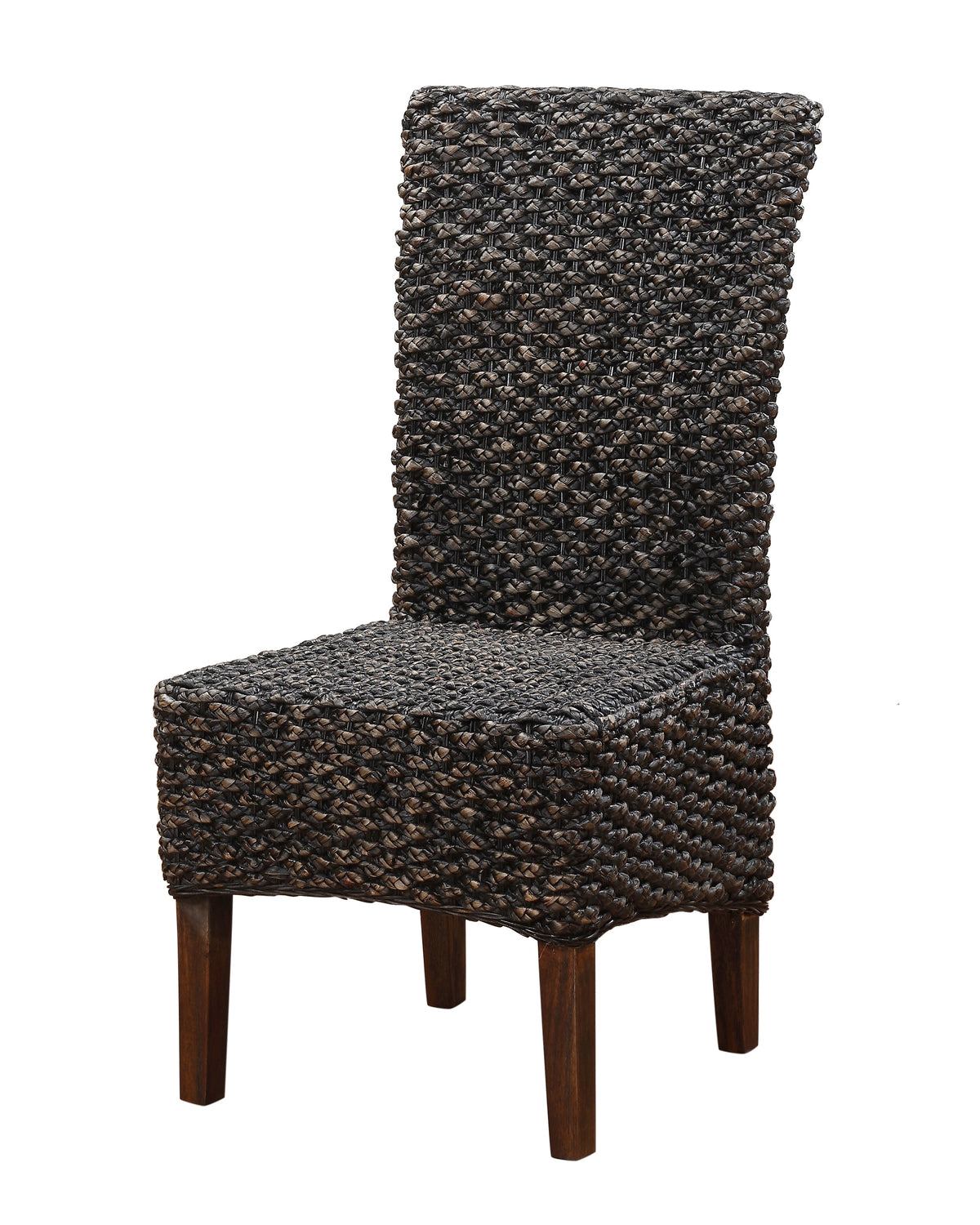 Modus Meadow 6PC Rectangle Table 4 Hyacinth Chair Set in Brick Brown