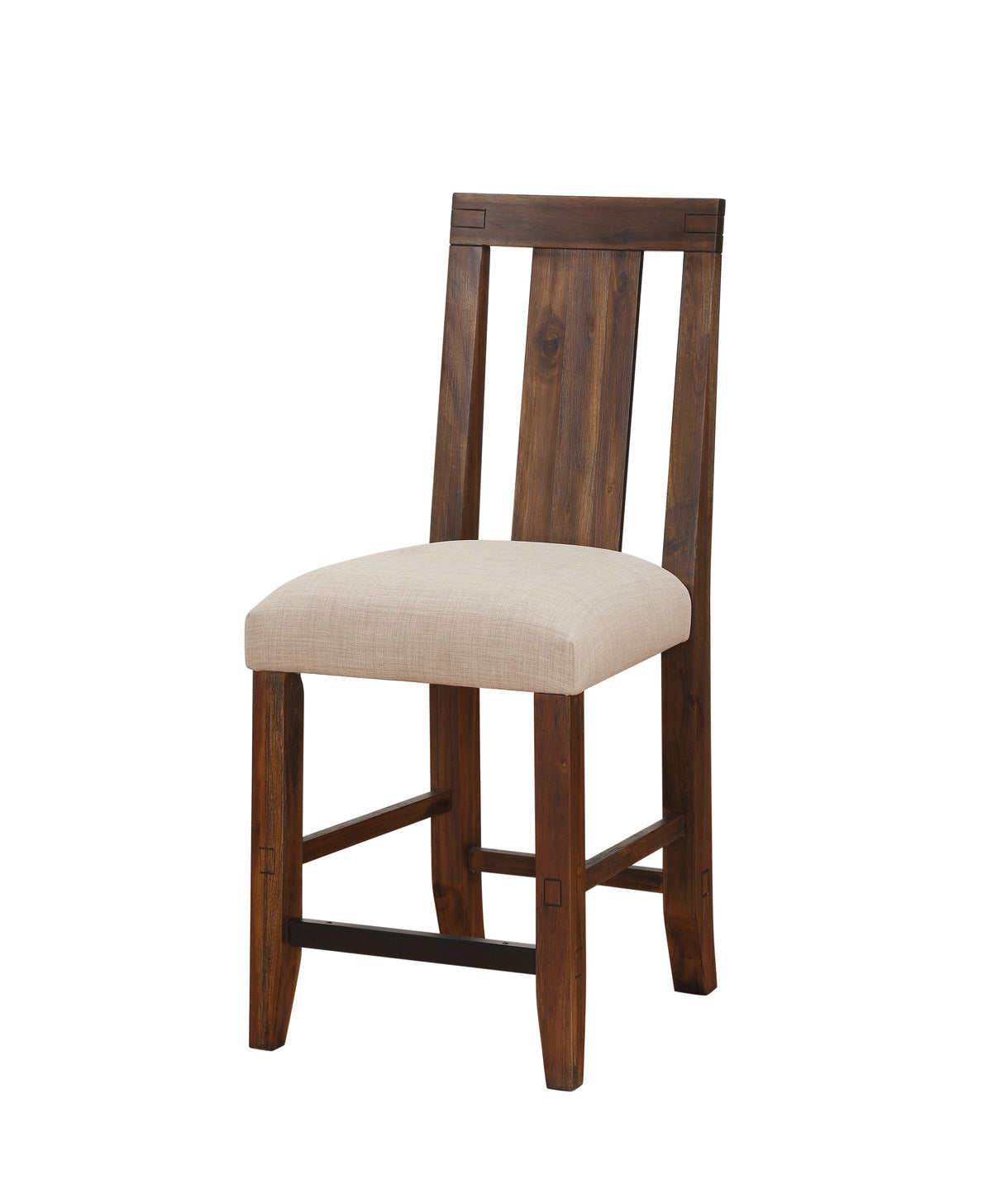 Modus Meadow 8PC Counter Table and 6 Chair Set in Brick Brown