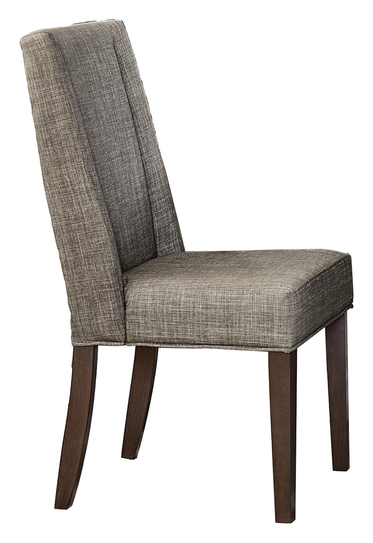 Homelegance Kavanaugh 8PC Dining Set Table, 6 Fabric Grey Chair, Server in Brown