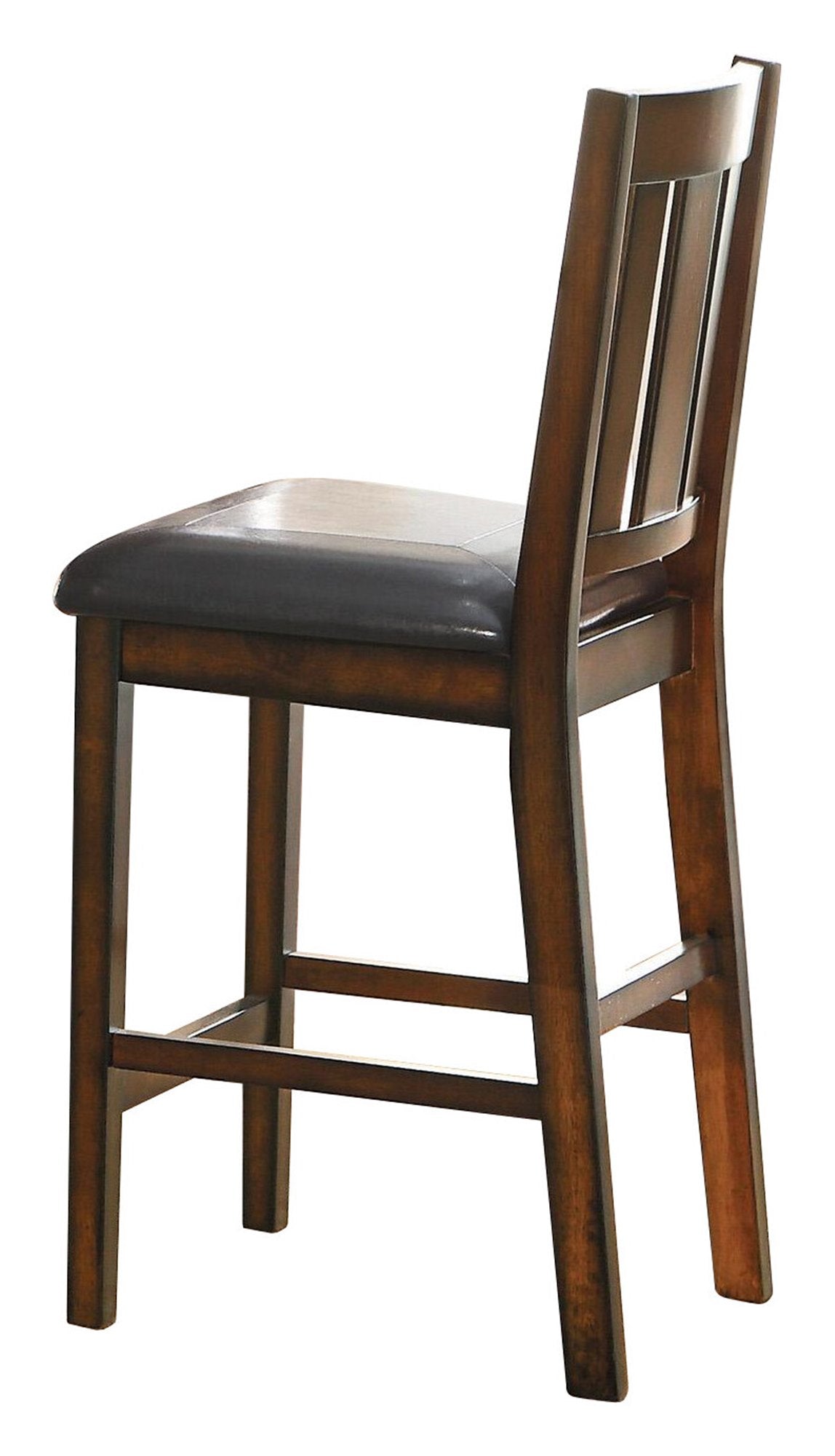 Homelegance Delmar 5PC Counter Height Dining Set Table, 4 Chair in Brown