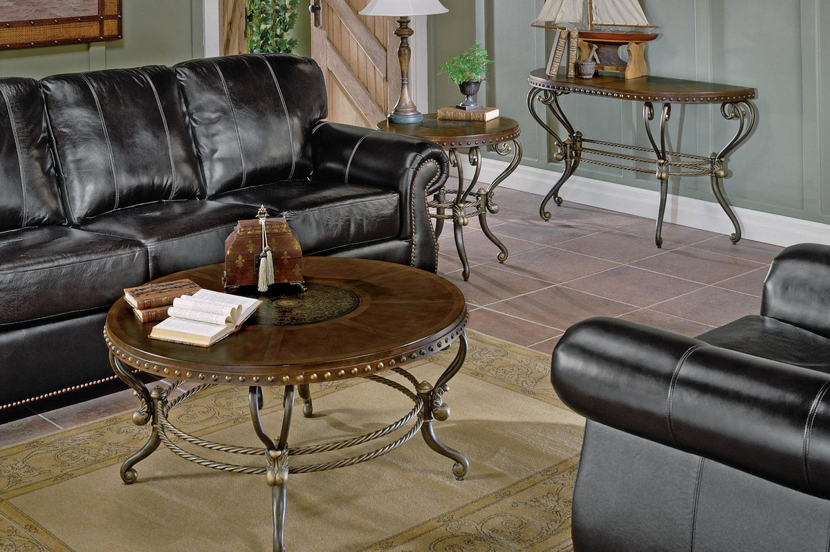 Homelegance Jenkins Sofa Table in Warm Brown