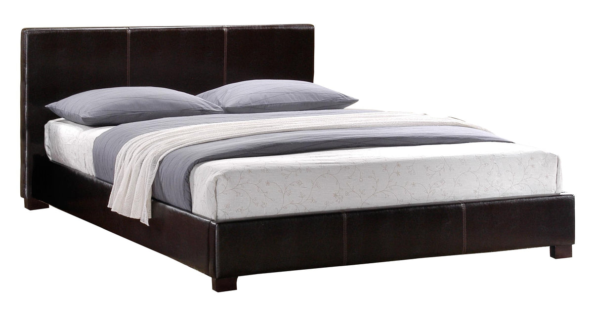 Homelegance Zoey Full Platform Bed in Dark Brown