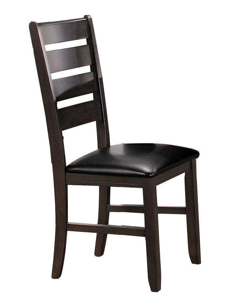 Homelegance Ameillia 6PC Dining Set 82 inch Table, 4 Chair, Bench in Dark Oak