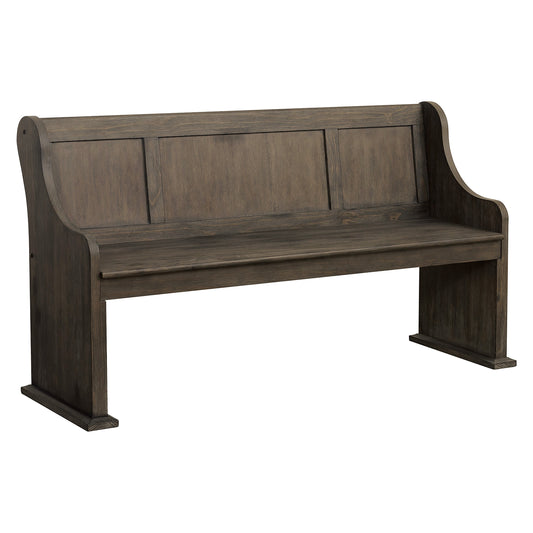Homelegance Toulon Dining Bench in Distressed Oak