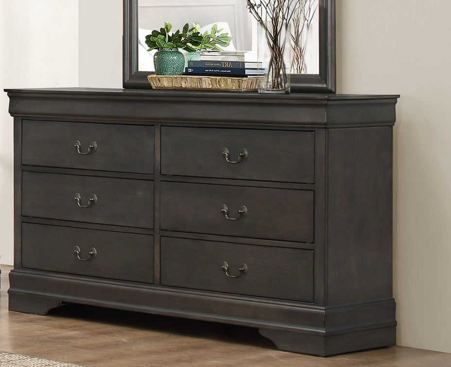louis philippe dresser grey Louis Philippe III Platinum Dresser