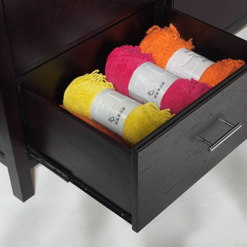 Modus Veneto 5PC E King Platform Bedroom Set w 2 Nightstand in Espresso