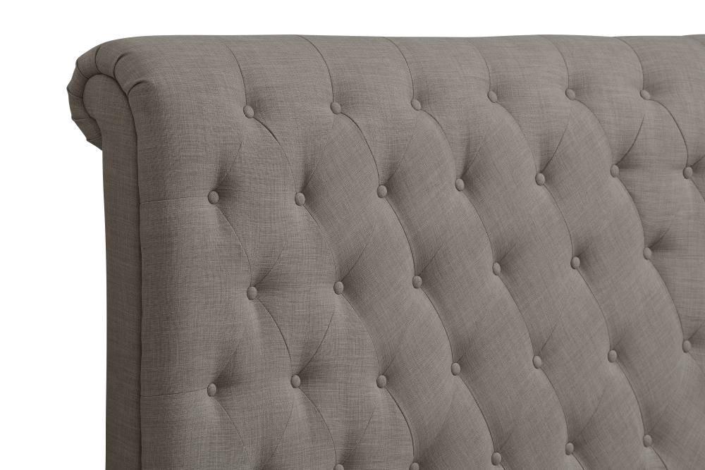 Modus Geneva Queen Royal Platform Bed in Dolphin