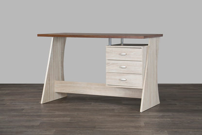 Contemporary Writing Desk in Natural Dark Brown bxi5434-108