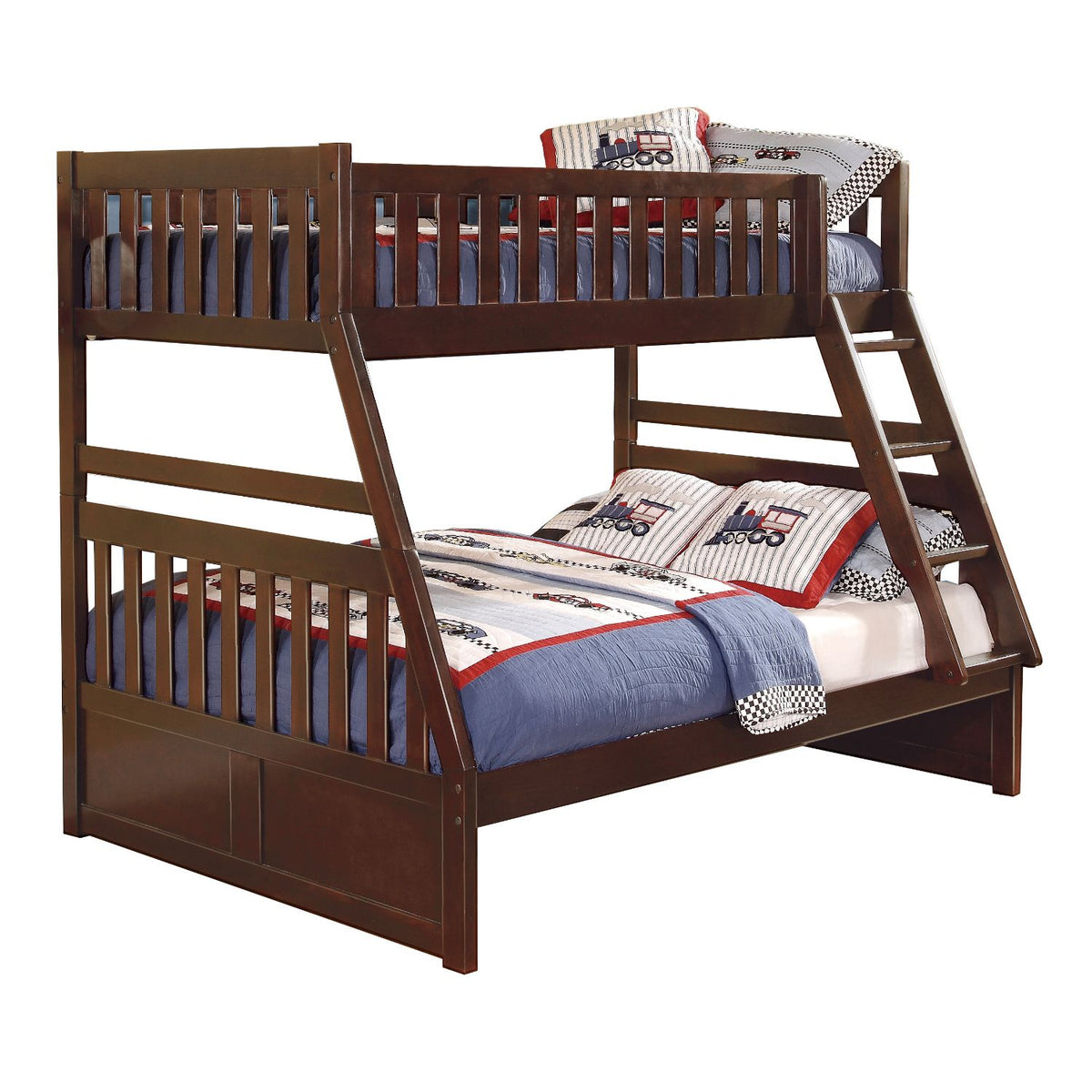 Homelegance Rowe Twin / Full Bunk Bed Storage Drawer in Dark Cherry