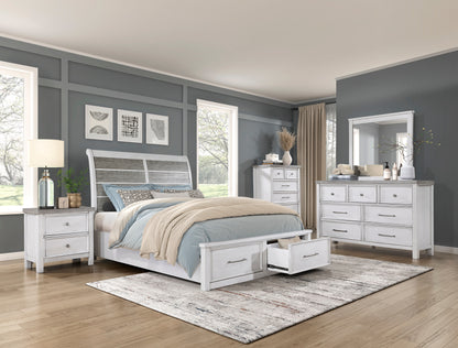 Homelegance Dresser Antique White Antique Gray Rustic Classic Bedroom 1303-4