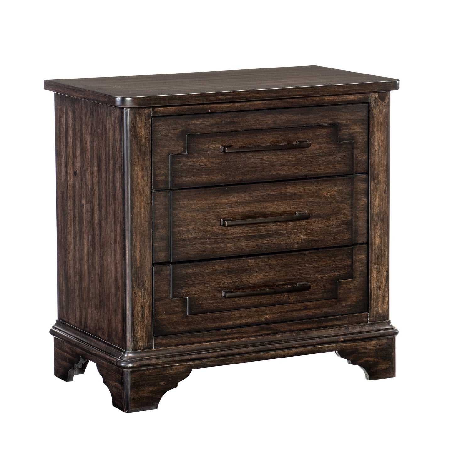 Homelegance Dresser Rustic Brown Acacia Veneer Traditional Lines 1406-4