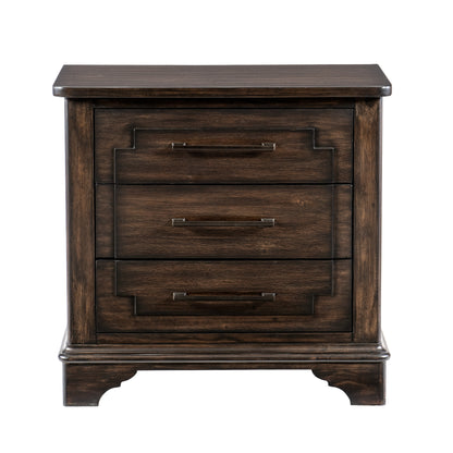 Homelegance Dresser Rustic Brown Acacia Veneer Traditional Lines 1406-4