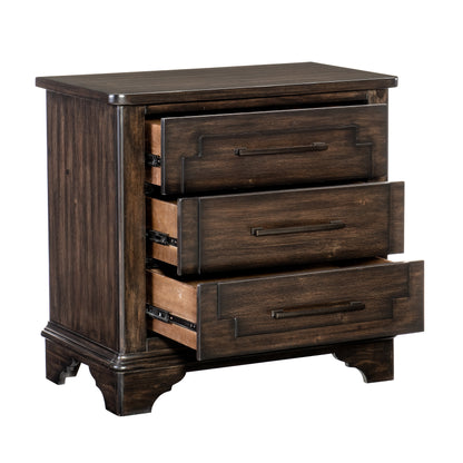 Homelegance Dresser Rustic Brown Acacia Veneer Traditional Lines 1406-4