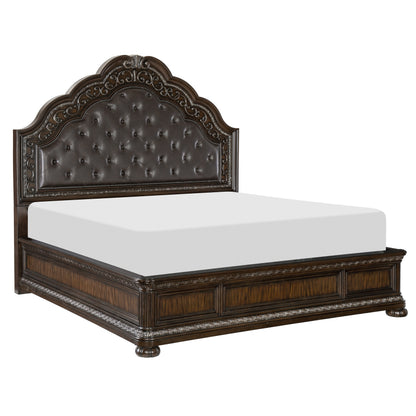Homelegance Beddington Queen Bed In Brown