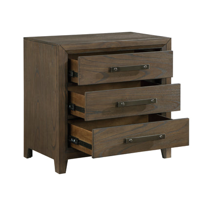 Homelegance Dresser Dark Walnut Classic Refined Elegance Black Nickel Hardware 1422N-4