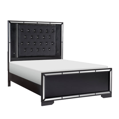Homelegance Aveline Queen Bed In Black
