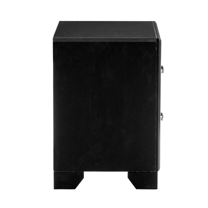 Homelegance Dresser Black Alligator Embossed Veneer Glam Style 1428BK-4