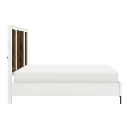 Homelegance Oslo Queen Bed In White