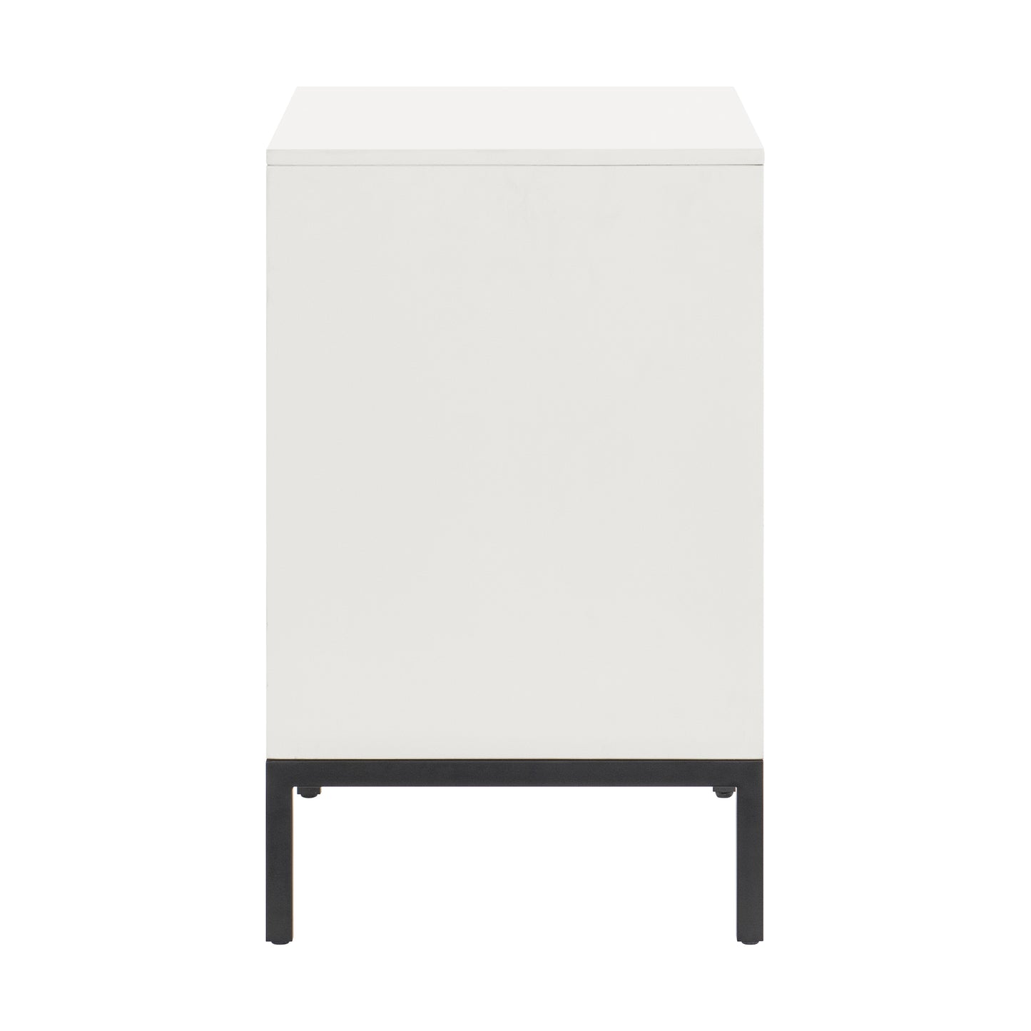 Homelegance Dresser Walnut White Mid-Century Modern Clean Lines Bold Accents 1456-4