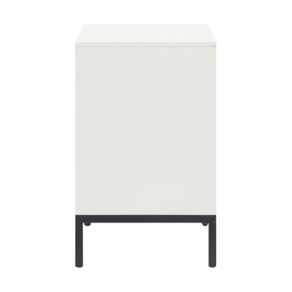 Homelegance Dresser Walnut White Mid-Century Modern Clean Lines Bold Accents 1456-4