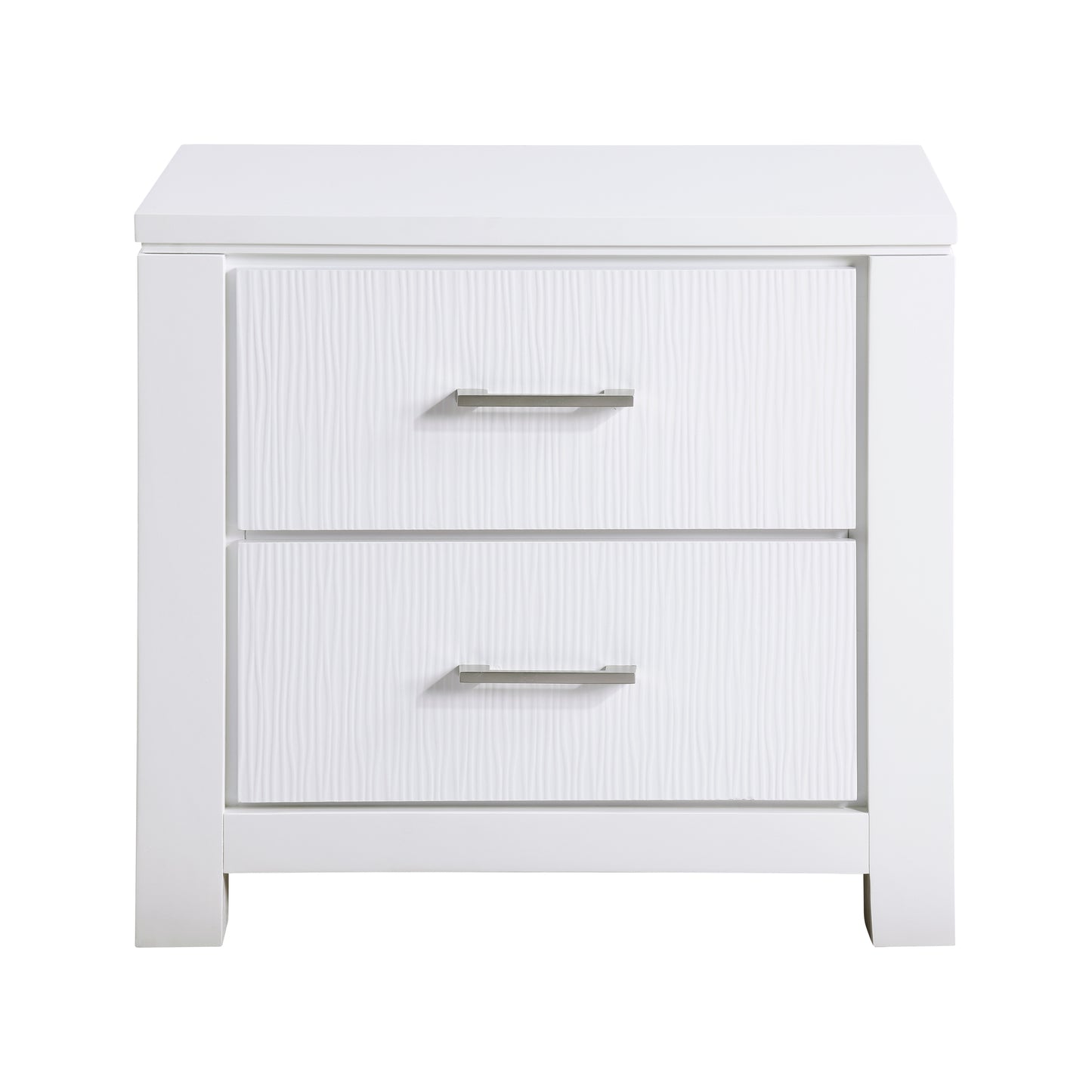 Homelegance Dresser White Modern Contemporary Iridescent Glow Prism 1486-4