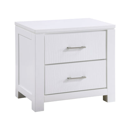 Homelegance Dresser White Modern Contemporary Iridescent Glow Prism 1486-4