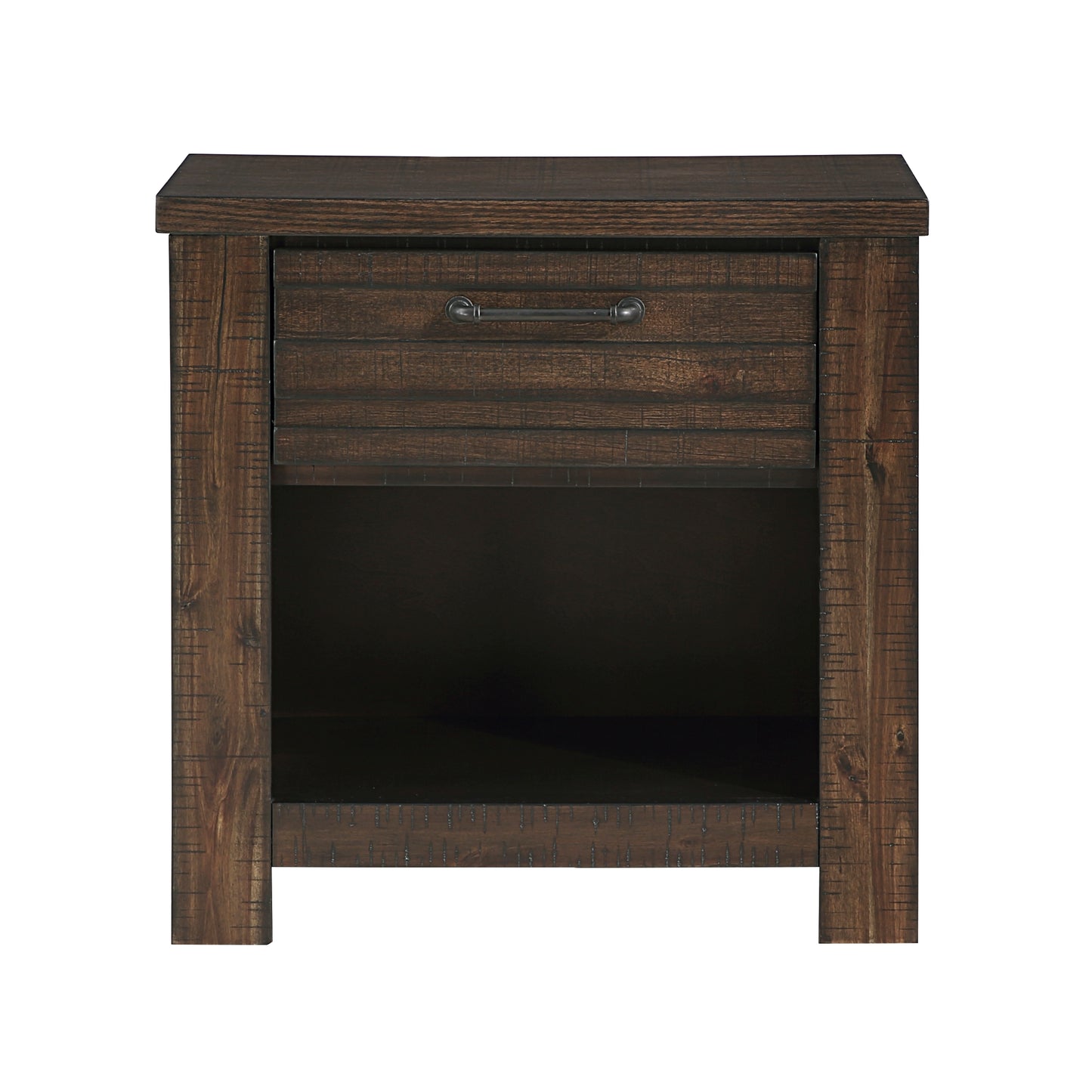 Homelegance Dresser Dark Brown Industrial Rustic Style Birch Veneer 1498DB-4