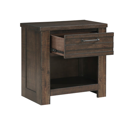 Homelegance Dresser Dark Brown Industrial Rustic Style Birch Veneer 1498DB-4