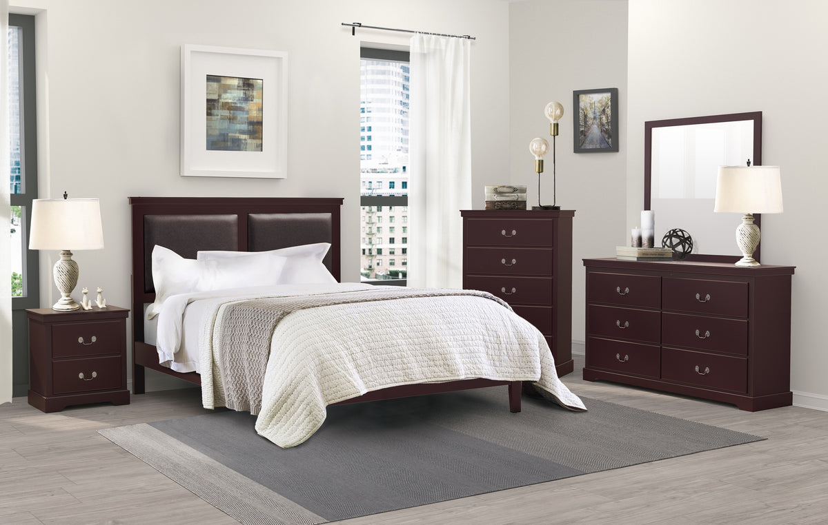 Homelegance Seabright Queen Bed In Brown