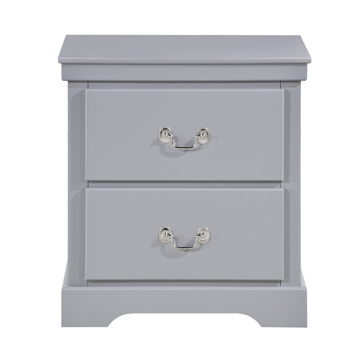 Homelegance Dresser Gray Traditional Style with Satin Nickel Hardware 1519GY-4