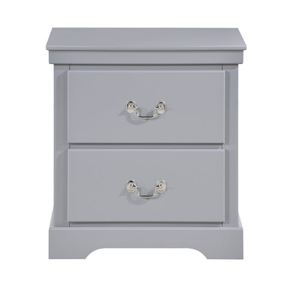 Homelegance Dresser Gray Traditional Style with Satin Nickel Hardware 1519GY-4
