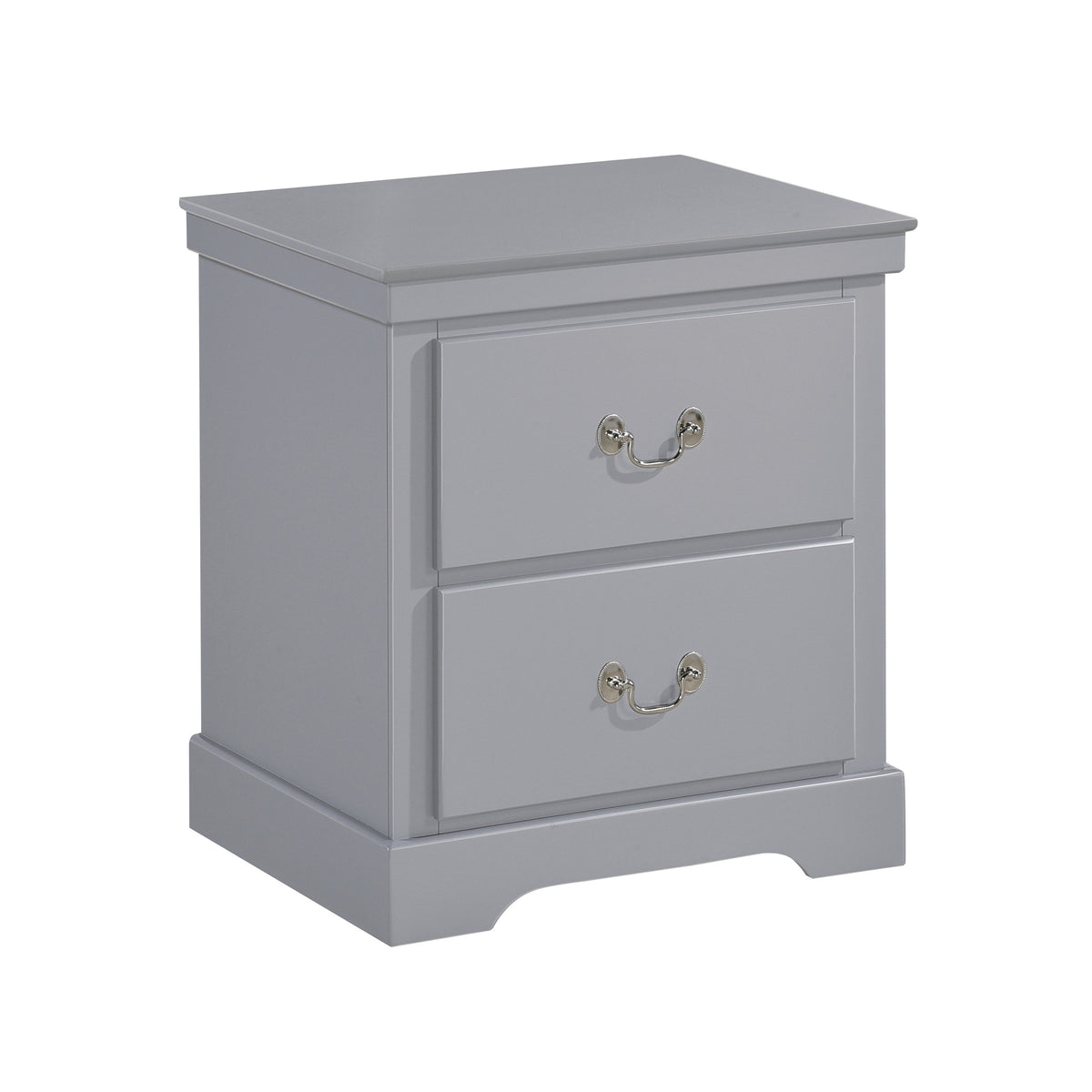 Homelegance Dresser Gray Traditional Style with Satin Nickel Hardware 1519GY-4