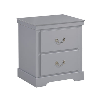 Homelegance Dresser Gray Traditional Style with Satin Nickel Hardware 1519GY-4