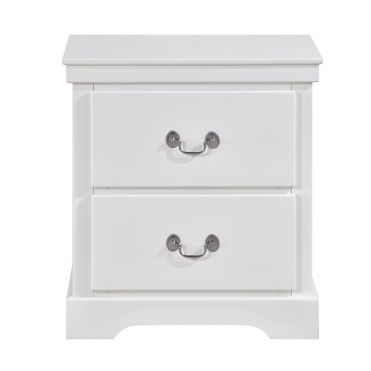 Homelegance Dresser White Traditional Style with Satin Nickel Hardware 1519WH-4