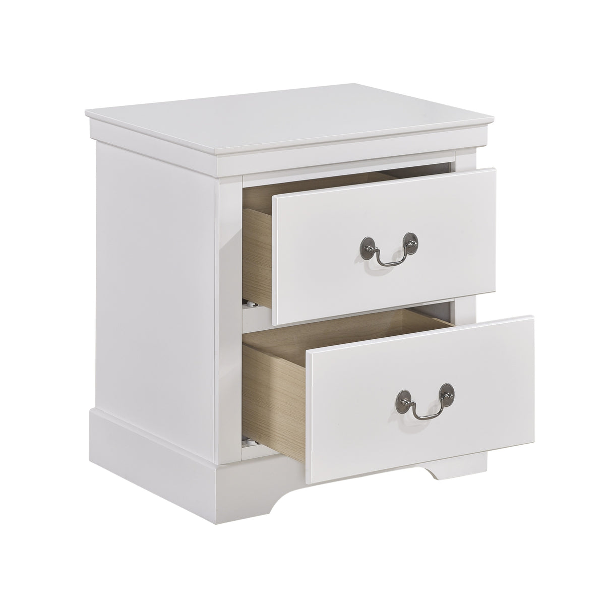 Homelegance Dresser White Traditional Style with Satin Nickel Hardware 1519WH-4