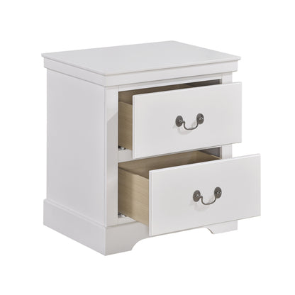 Homelegance Dresser White Traditional Style with Satin Nickel Hardware 1519WH-4