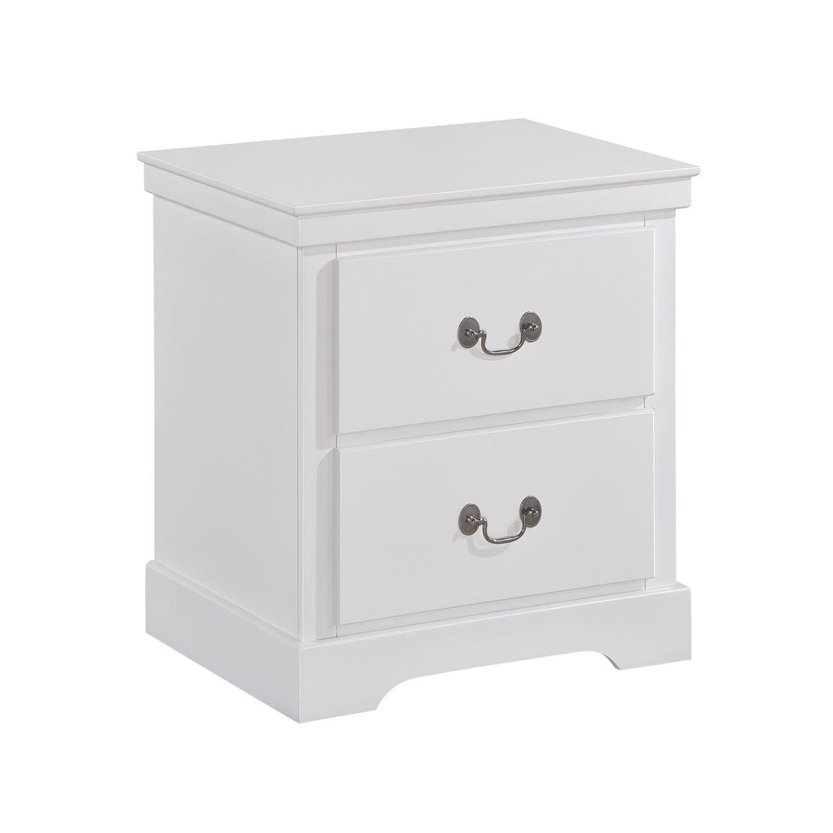 Homelegance Dresser White Traditional Style with Satin Nickel Hardware 1519WH-4