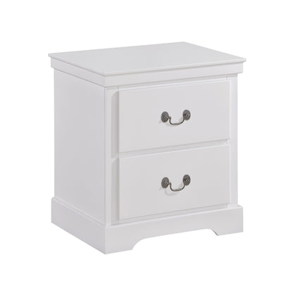 Homelegance Dresser White Traditional Style with Satin Nickel Hardware 1519WH-4
