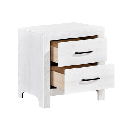 Homelegance Dresser White Lodge Modern Rustic Style Black Hardware 1534WH-4