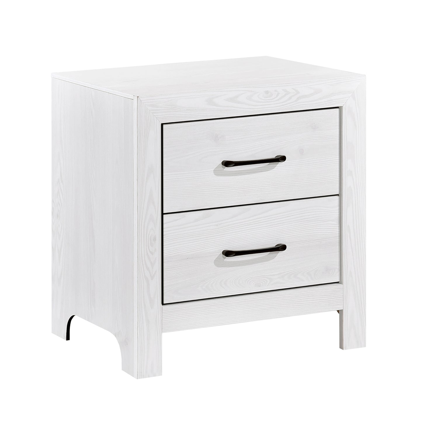 Homelegance Dresser White Lodge Modern Rustic Style Black Hardware 1534WH-4